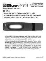 Schumacher NAPA 85-914 Lithium Ion 360˚ LED Cordless Work Light Le manuel du propriétaire