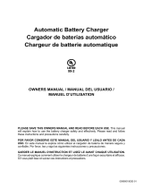 Schumacher SC1282 Automatic Battery Charger SC1339 Automatic Battery Charger Le manuel du propriétaire