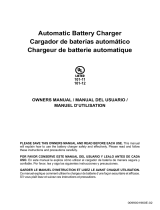 Schumacher SC1325 Automatic Battery Charger Le manuel du propriétaire