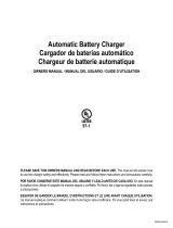 Schumacher Electric SC1360 Automatic Battery Charger Le manuel du propriétaire