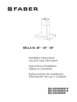 Faber Bella Isola 42 SS Guide d'installation