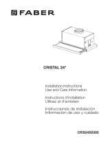Faber Cristal 24 SS 300 Guide d'installation