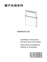 Faber Scirocco Lux 36 BK Guide d'installation