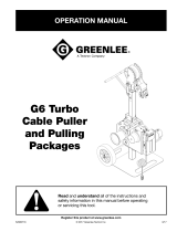 Greenlee G6 Turbo Tugger Cable Puller Manuel utilisateur