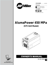 Miller ALUMAPOWER 450 MPA (575 VOLT MODEL) Le manuel du propriétaire