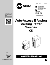 Miller AUTO-AXCESS E ANALOG WELDING POWER SOURCES CE Le manuel du propriétaire