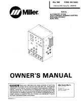 Miller JG040169 Le manuel du propriétaire