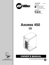 Miller AXCESS 450 CE Le manuel du propriétaire