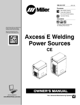 Miller AXCESS E WELDING POWER SOURCES CE Le manuel du propriétaire