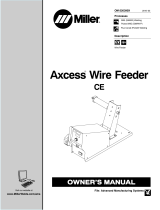 Miller AXCESS WIRE FEEDER CE Le manuel du propriétaire