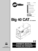 Miller BIG 40 CAT (DIESEL) Le manuel du propriétaire