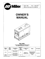 Miller KH360783 Le manuel du propriétaire