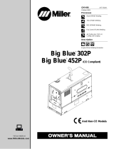 Miller BIG BLUE 452P (PERKINS) Manuel utilisateur