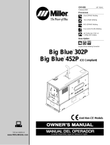 Miller BIG BLUE 302P (PERKINS) Le manuel du propriétaire
