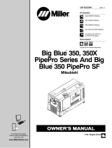 Miller BIG BLUE 350 PIPEPRO (MITSUBISHI) Le manuel du propriétaire