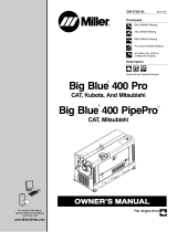 Miller BIG BLUE 400 PIPEPRO Le manuel du propriétaire