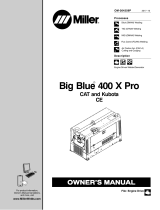 Miller BIG BLUE 400 X PRO SERIES Le manuel du propriétaire