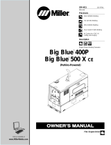 Miller BIG BLUE 400P (PERKINS) Le manuel du propriétaire