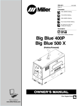 Miller BIG BLUE 500 X (PERKINS) Le manuel du propriétaire