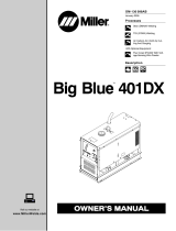 Miller BIG BLUE 401DX Le manuel du propriétaire