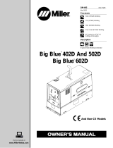 Miller Electric BIG BLUE 602D (DEUTZ) Le manuel du propriétaire