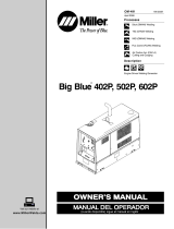 Miller BIG BLUE 502P (PERKINS) Le manuel du propriétaire