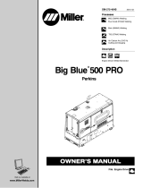 Miller BIG BLUE 500 PRO (PERKINS) Le manuel du propriétaire