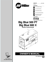 Miller BIG BLUE 600 X (PERKINS) Le manuel du propriétaire