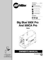 Miller BIG BLUE 500X PRO Le manuel du propriétaire