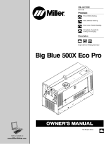 Miller BIG BLUE 500X ECO PRO Le manuel du propriétaire
