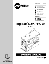 Miller BIG BLUE 500X PRO CE PERKINS Le manuel du propriétaire