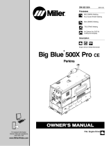 Miller BIG BLUE 500X PRO PERKINS Le manuel du propriétaire