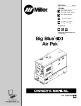 Miller BIG BLUE 600 AIR PAK Le manuel du propriétaire