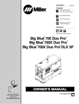 Miller BIG BLUE 700X DUO PRO Le manuel du propriétaire