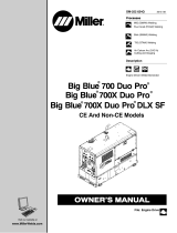 Miller BIG BLUE 700X DUO PRO DLX SF Le manuel du propriétaire