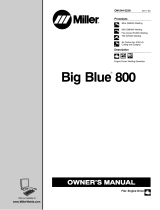 Miller BIG BLUE 800 Le manuel du propriétaire