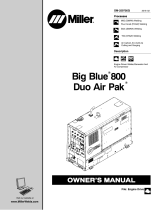 Miller BIG BLUE 800 DUO AIR PAK Le manuel du propriétaire