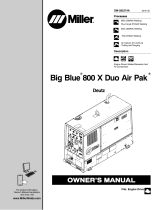 Miller BIG BLUE 800X DUO AIR PAK Le manuel du propriétaire