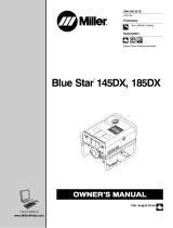 Miller BLUE STAR 185 DX Le manuel du propriétaire