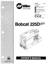 Miller BOBCAT 225D PLUS Le manuel du propriétaire