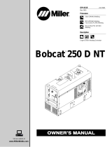 Miller BOBCAT 250 D NT Le manuel du propriétaire