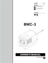 Miller BWC-3 Le manuel du propriétaire