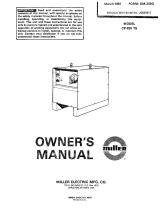 Miller CP-250TS Le manuel du propriétaire