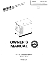 Miller JC598220 Le manuel du propriétaire