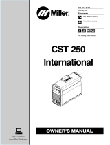 Miller CST 250 INTERNATIONAL Manuel utilisateur