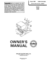 Miller JF885933 Le manuel du propriétaire