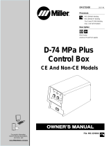 Miller D-74 MPA PLUS CONTROL BOX CE Le manuel du propriétaire