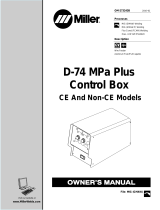 Miller D-74 MPA PLUS CONTROL BOX CE Le manuel du propriétaire