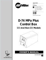 Miller D-74 MPA PLUS CONTROL BOX CE AND NON CE Le manuel du propriétaire