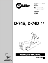 Miller Electric D-74D CE Le manuel du propriétaire